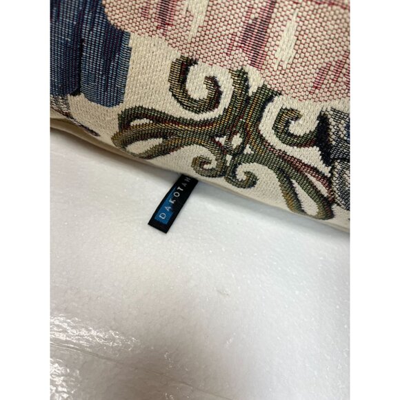 J.C. Penney Tea Party Tapestry Pillow 18"x12" Hand/Spot Clean - Picture 2 of 10